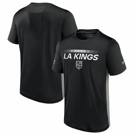Men's Fanatics Branded Black/Silver Los Angeles Kings Authentic Pro Rink Tech T-Shirt Men's Fanatics Branded Black/Silver Los Angeles Kings Authentic Pro Rink Tech T-Shirt -Metaverse shop unnamed file 23759