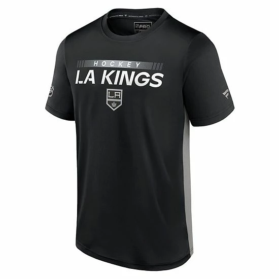 Men's Fanatics Branded Black/Silver Los Angeles Kings Authentic Pro Rink Tech T-Shirt Men's Fanatics Branded Black/Silver Los Angeles Kings Authentic Pro Rink Tech T-Shirt -Metaverse shop unnamed file 23760