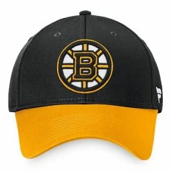 Men's Fanatics Branded Black/Gold Boston Bruins Core Adjustable Hat 4 Men's Fanatics Branded Black/Gold Boston Bruins Core Adjustable Hat -Metaverse shop unnamed file 23812