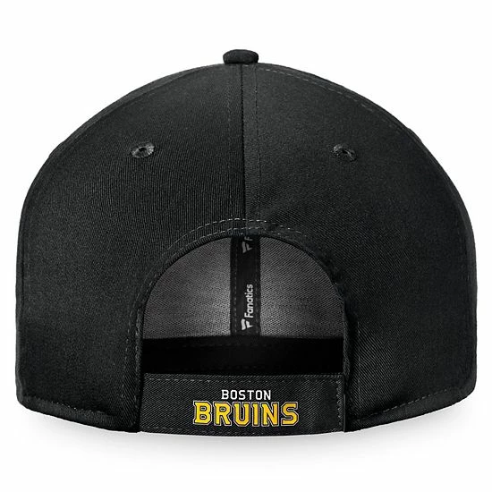 Men's Fanatics Branded Black/Gold Boston Bruins Core Adjustable Hat Men's Fanatics Branded Black/Gold Boston Bruins Core Adjustable Hat -Metaverse shop unnamed file 23814