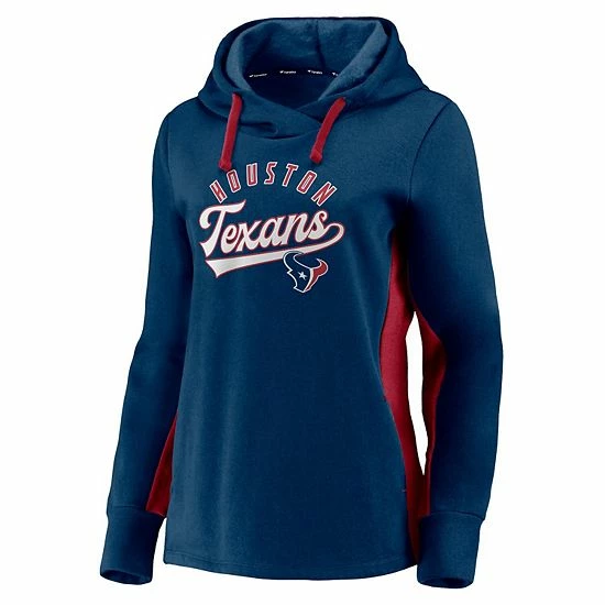 Women's Fanatics Branded Navy/Red Houston Texans Game Ready Pullover Hoodie 5 Women's Fanatics Branded Navy/Red Houston Texans Game Ready Pullover Hoodie - Image 3