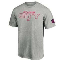 Men's Fanatics Branded Heather Gray St. Louis City SC T-Shirt -Metaverse shop unnamed file 23837
