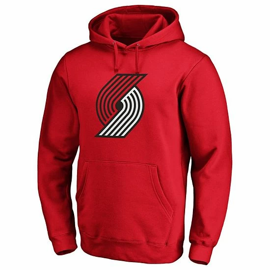Men's Fanatics Branded Red Portland Trail Blazers Primary Team Logo Pullover Hoodie Men's Fanatics Branded Red Portland Trail Blazers Primary Team Logo Pullover Hoodie -Metaverse shop unnamed file 2384
