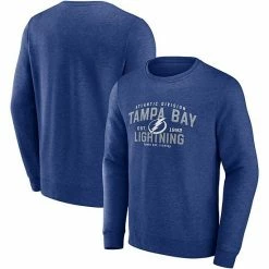 Men's Fanatics Branded Blue Tampa Bay Lightning Classic Move Pullover Sweatshirt -Metaverse shop unnamed file 23842