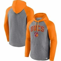 Men's Fanatics Branded Heathered Gray/Orange Tampa Bay Buccaneers By Design Raglan Pullover Hoodie 7 Men's Fanatics Branded Heathered Gray/Orange Tampa Bay Buccaneers By Design Raglan Pullover Hoodie -Metaverse shop unnamed file 23846