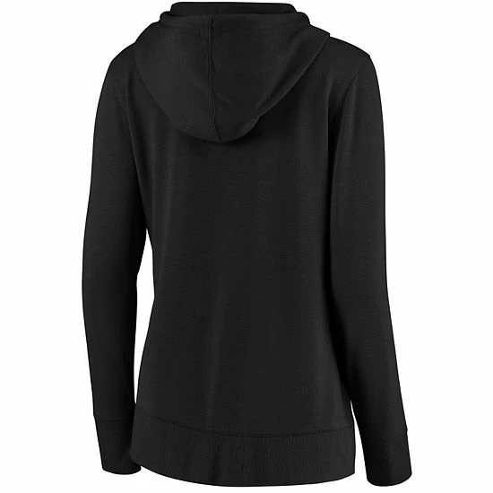 Women's Fanatics Branded Black/Gold Pittsburgh Penguins Color Block Pullover Hoodie 5 Women's Fanatics Branded Black/Gold Pittsburgh Penguins Color Block Pullover Hoodie - Image 3