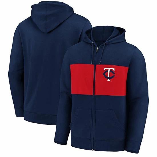 Men's Fanatics Branded Navy Minnesota Twins Team Twill Full-Zip Hoodie Jacket Men's Fanatics Branded Navy Minnesota Twins Team Twill Full-Zip Hoodie Jacket -Metaverse shop unnamed file 23867