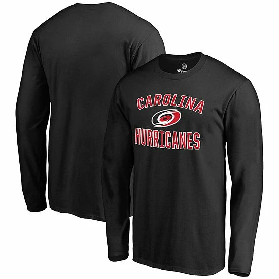 Men's Fanatics Branded Black Carolina Hurricanes Victory Arch Long Sleeve T-Shirt Men's Fanatics Branded Black Carolina Hurricanes Victory Arch Long Sleeve T-Shirt -Metaverse shop unnamed file 23872