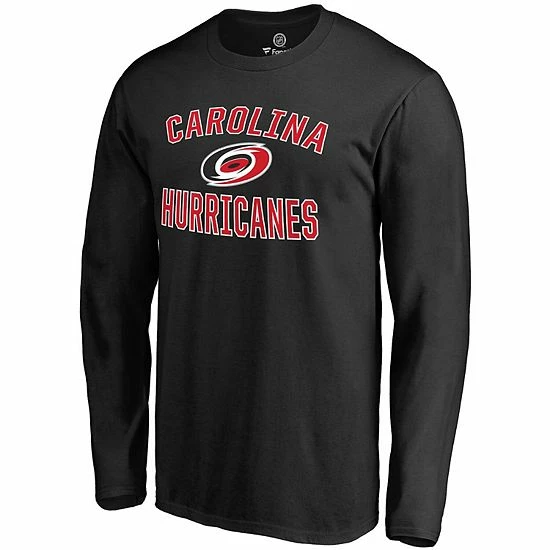 Men's Fanatics Branded Black Carolina Hurricanes Victory Arch Long Sleeve T-Shirt Men's Fanatics Branded Black Carolina Hurricanes Victory Arch Long Sleeve T-Shirt -Metaverse shop unnamed file 23873
