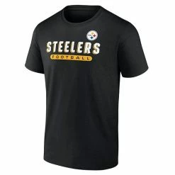Men's Fanatics Branded Black/Heathered Gray Pittsburgh Steelers Parent T-Shirt Combo Pack -Metaverse shop unnamed file 23896