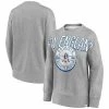 Women's Fanatics Branded Heathered Gray New England Patriots Jump Distribution Tri-Blend Pullover Sweatshirt -Metaverse shop unnamed file 2390