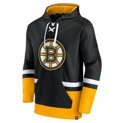 Men's Fanatics Branded Black Boston Bruins Big & Tall First Battle Power Play Pullover Hoodie -Metaverse shop unnamed file 23933