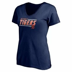 Women's Fanatics Branded Navy Detroit Tigers Mascot In Bounds V-Neck T-Shirt 4 Women's Fanatics Branded Navy Detroit Tigers Mascot In Bounds V-Neck T-Shirt -Metaverse shop unnamed file 23937