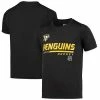 Youth Fanatics Branded Black Pittsburgh Penguins Authentic Pro Prime T-Shirt