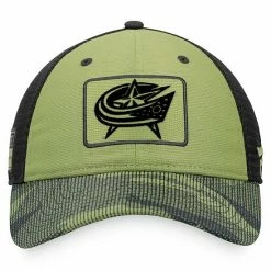 Men's Fanatics Branded Camo/Black Columbus Blue Jackets Military Appreciation Snapback Hat -Metaverse shop unnamed file 23988