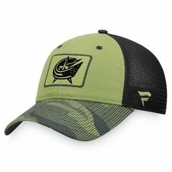 Men's Fanatics Branded Camo/Black Columbus Blue Jackets Military Appreciation Snapback Hat -Metaverse shop unnamed file 23989