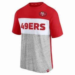Men's Fanatics Branded Scarlet/Heathered Gray San Francisco 49ers Throwback Colorblock T-Shirt 4 Men's Fanatics Branded Scarlet/Heathered Gray San Francisco 49ers Throwback Colorblock T-Shirt -Metaverse shop unnamed file 24009