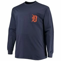 Men's Fanatics Branded Navy Detroit Tigers Big & Tall Solid Back Hit Long Sleeve T-Shirt 4 Men's Fanatics Branded Navy Detroit Tigers Big & Tall Solid Back Hit Long Sleeve T-Shirt -Metaverse shop unnamed file 24022