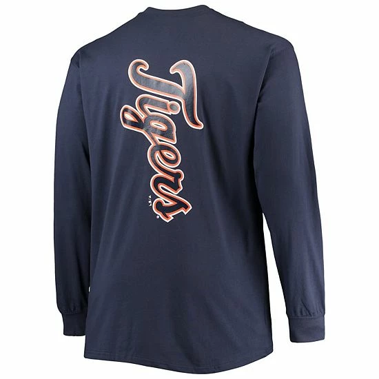 Men's Fanatics Branded Navy Detroit Tigers Big & Tall Solid Back Hit Long Sleeve T-Shirt Men's Fanatics Branded Navy Detroit Tigers Big & Tall Solid Back Hit Long Sleeve T-Shirt -Metaverse shop unnamed file 24023