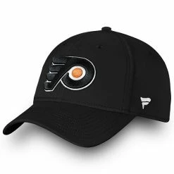 Men's Fanatics Branded Black Philadelphia Flyers Core Primary Logo Flex Hat