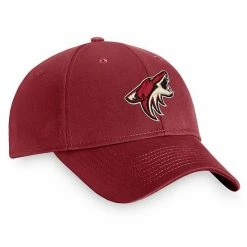 Men's Fanatics Branded Garnet Arizona Coyotes Core Adjustable Hat 5 Men's Fanatics Branded Garnet Arizona Coyotes Core Adjustable Hat -Metaverse shop unnamed file 24083