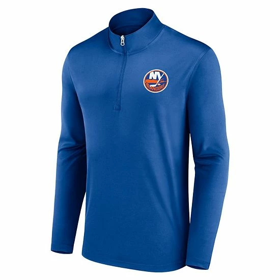 Men's Fanatics Branded Royal New York Islanders Underdog Mindset Quarter-Zip Jacket Men's Fanatics Branded Royal New York Islanders Underdog Mindset Quarter-Zip Jacket -Metaverse shop unnamed file 2412