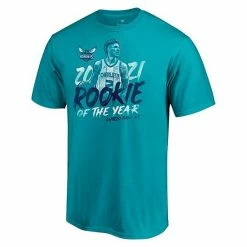 Men's Fanatics Branded LaMelo Ball Teal Charlotte Hornets 2021 NBA Rookie Of The Year T-Shirt 4 Men's Fanatics Branded LaMelo Ball Teal Charlotte Hornets 2021 NBA Rookie Of The Year T-Shirt -Metaverse shop unnamed file 24125