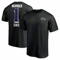Men's Fanatics Branded Black Baltimore Ravens #1 Dad T-Shirt 3 Men's Fanatics Branded Black Baltimore Ravens #1 Dad T-Shirt -Metaverse shop unnamed file 24134