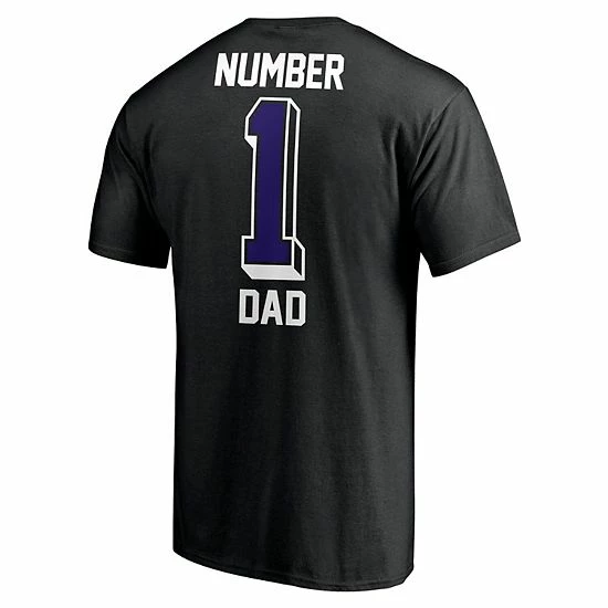 Men's Fanatics Branded Black Baltimore Ravens #1 Dad T-Shirt Men's Fanatics Branded Black Baltimore Ravens #1 Dad T-Shirt -Metaverse shop unnamed file 24135