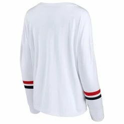 Women's Fanatics Branded White Wisconsin Badgers Retro Power Striped Long Sleeve T-Shirt 5 Women's Fanatics Branded White Wisconsin Badgers Retro Power Striped Long Sleeve T-Shirt -Metaverse shop unnamed file 24139