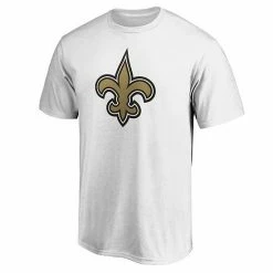 Men's Fanatics Branded White New Orleans Saints Primary Logo Team T-Shirt -Metaverse shop unnamed file 24142