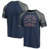Men's Fanatics Branded Heathered Navy/Gray Houston Astros True Classics Diamond Legacy Tri-Blend Raglan T-Shirt -Metaverse shop unnamed file 24144