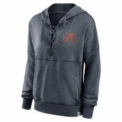 Women's Fanatics Branded Heathered Charcoal Minnesota Golden Gophers Overall Speed Lace-Up Pullover Hoodie 4 Women's Fanatics Branded Heathered Charcoal Minnesota Golden Gophers Overall Speed Lace-Up Pullover Hoodie -Metaverse shop unnamed file 2415