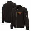 Men's Fanatics Branded Black Washington Commanders Full-Zip Bomber Jacket -Metaverse shop unnamed file 24181