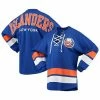 Women's Fanatics Branded Royal New York Islanders Lace-Up Jersey T-Shirt -Metaverse shop unnamed file 24193
