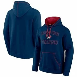 Men's Fanatics Branded Navy Houston Texans Tiebreaker Pullover Hoodie -Metaverse shop unnamed file 24199