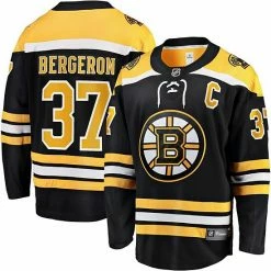 Men's Fanatics Branded Patrice Bergeron Black Boston Bruins Home Captain Premier Breakaway Player Jersey -Metaverse shop unnamed file 24219