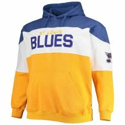 Men's Fanatics Branded Blue/Gold St. Louis Blues Big & Tall Colorblock Fleece Hoodie 4 Men's Fanatics Branded Blue/Gold St. Louis Blues Big & Tall Colorblock Fleece Hoodie -Metaverse shop unnamed file 24235