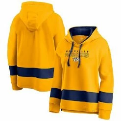 Women's Fanatics Branded Gold/Navy Nashville Predators Colors Of Pride Colorblock Pullover Hoodie 3 Women's Fanatics Branded Gold/Navy Nashville Predators Colors Of Pride Colorblock Pullover Hoodie -Metaverse shop unnamed file 24248