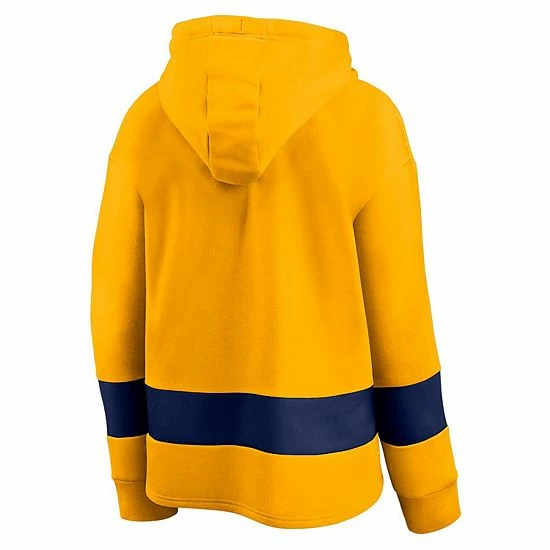 Women's Fanatics Branded Gold/Navy Nashville Predators Colors of Pride Colorblock Pullover Hoodie Women's Fanatics Branded Gold/Navy Nashville Predators Colors Of Pride Colorblock Pullover Hoodie -Metaverse shop unnamed file 24250