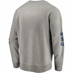 Men's Fanatics Branded Heathered Gray Paris Saint-Germain Pullover Sweatshirt 5 Men's Fanatics Branded Heathered Gray Paris Saint-Germain Pullover Sweatshirt -Metaverse shop unnamed file 24284