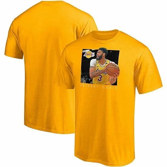 Men's Fanatics Branded Anthony Davis Gold Los Angeles Lakers Team Heroes Name & Number Player T-Shirt Men's Fanatics Branded Anthony Davis Gold Los Angeles Lakers Team Heroes Name & Number Player T-Shirt -Metaverse shop unnamed file 24286