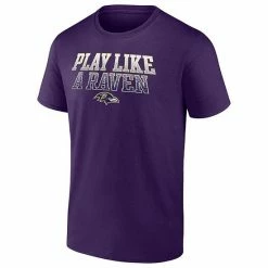 Men's Fanatics Branded Purple Baltimore Ravens Play Like A Raven Heavy Hitter T-Shirt -Metaverse shop unnamed file 243