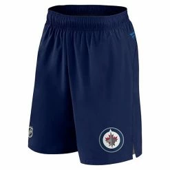 Men's Fanatics Branded Navy Winnipeg Jets Authentic Pro Rink Shorts -Metaverse shop unnamed file 24318