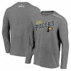 Men's Fanatics Branded Heather Charcoal Indiana Pacers 2021 Noches Éne-Bé-A Authentic Shooting Long Sleeve T-Shirt -Metaverse shop unnamed file 24325