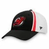 Men's Fanatics Branded Black/White New Jersey Devils Prep Squad Flex Hat