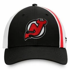 Men's Fanatics Branded Black/White New Jersey Devils Prep Squad Flex Hat -Metaverse shop unnamed file 24345