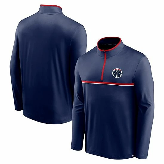 Men's Fanatics Branded Navy Washington Wizards Starting Lineup Performance Quarter-Zip Jacket Men's Fanatics Branded Navy Washington Wizards Starting Lineup Performance Quarter-Zip Jacket -Metaverse shop unnamed file 24349
