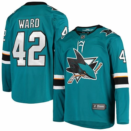 Men's Fanatics Branded Joel Ward Teal San Jose Sharks Breakaway Home Player Jersey Men's Fanatics Branded Joel Ward Teal San Jose Sharks Breakaway Home Player Jersey -Metaverse shop unnamed file 24356