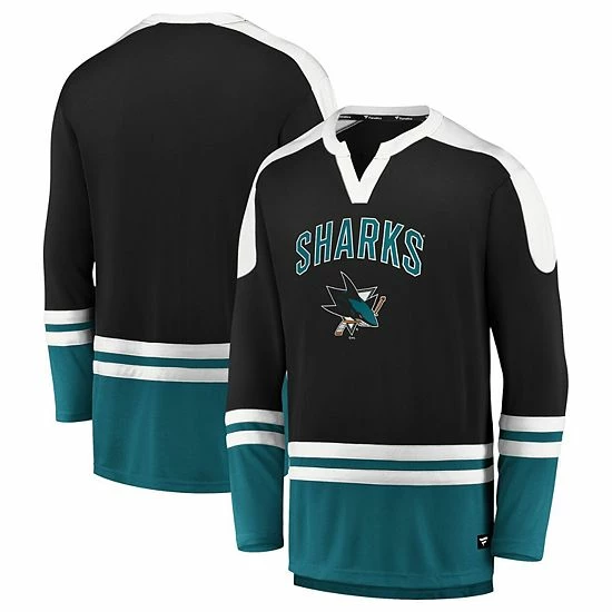 Men's Fanatics Branded Black/Teal San Jose Sharks Iconic Slapshot Long Sleeve T-Shirt Men's Fanatics Branded Black/Teal San Jose Sharks Iconic Slapshot Long Sleeve T-Shirt -Metaverse shop unnamed file 24368